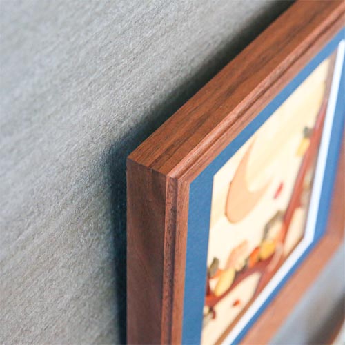 フユガモ壁飾り 剝製 旭川クラフト Pecker 工房ペッカー YO-F 寄せ木絵 ふくろう 国産