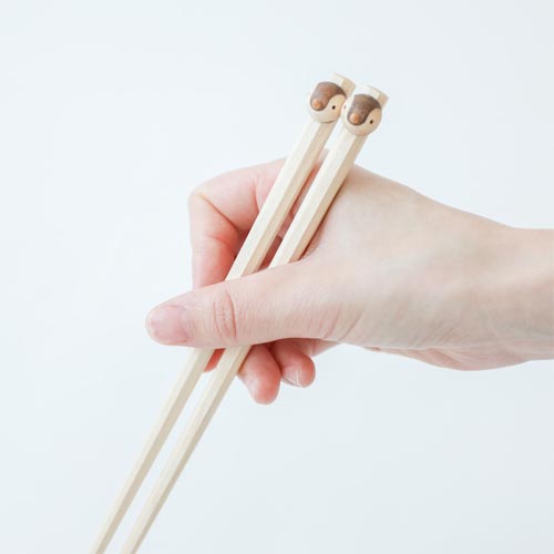 旭川クラフト RINKUL くらふと鈴来 Dobutsu 動物箸 国産クラフト