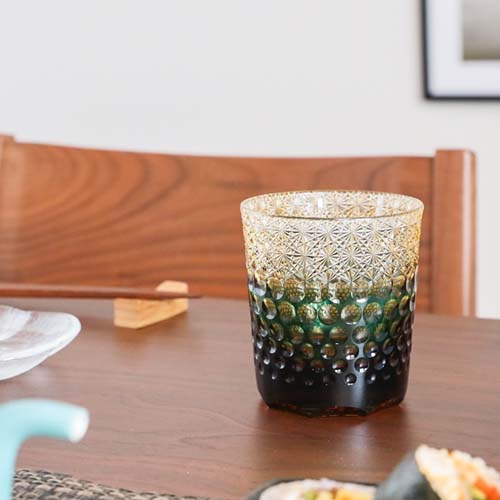 江戸切子 SAIHO 硝子工房彩鳳 Crystal クリスタル M-204