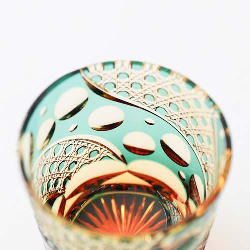 江戸切子 SAIHO 硝子工房彩鳳 Crystal クリスタル M-250