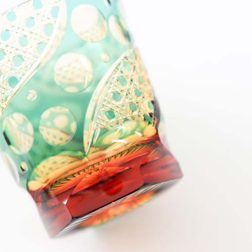 江戸切子 SAIHO 硝子工房彩鳳 Crystal クリスタル M-250