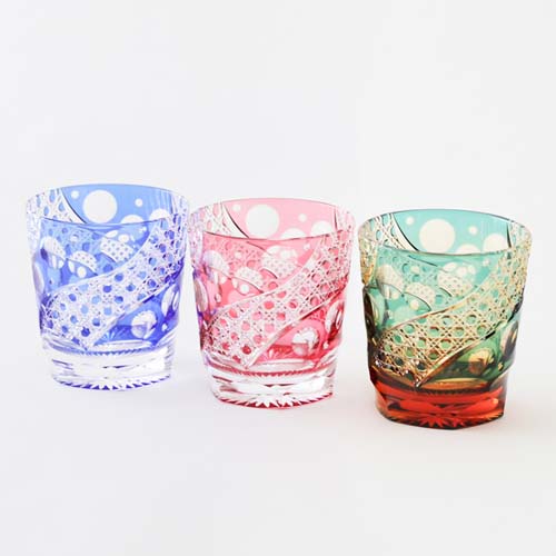 江戸切子 SAIHO 硝子工房彩鳳 Crystal クリスタル M-250
