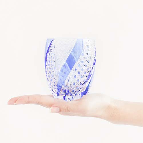 江戸切子 SAIHO 硝子工房彩鳳 Crystal クリスタル M-468