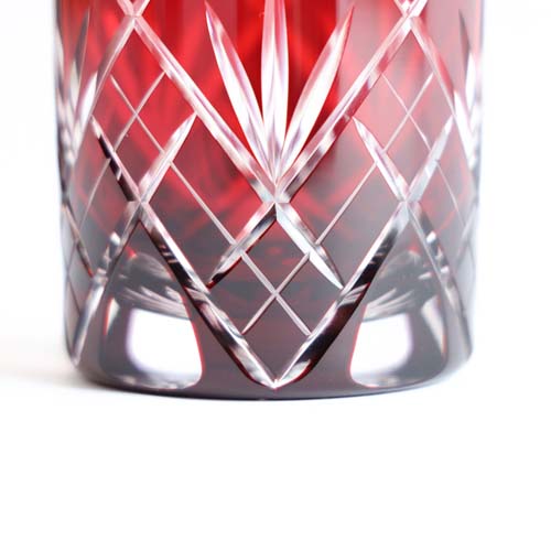 剣菊型吹き硝子コップ 剣先グラスと呼ばれる、明治から昭和初期まで生産された、型吹き