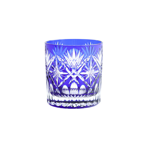 江戸切子 SAIHO 硝子工房彩鳳 M-196 オールド 剣菱星 伝統工芸品