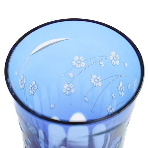 江戸切子 SAIHO 硝子工房彩鳳 M-7064 天開タンブラー 桜 伝統工芸品