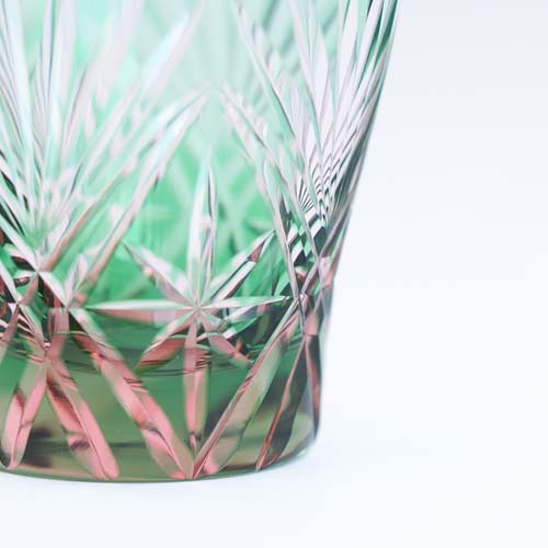 江戸切子 SAIHO 硝子工房彩鳳 M-8586 ミニオールド 剣菱星 伝統工芸品