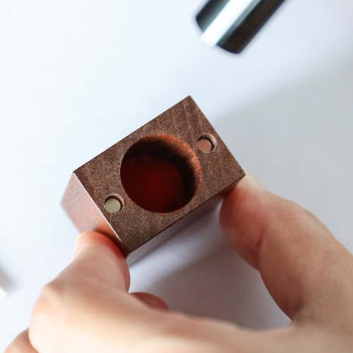 旭川クラフト SASAHARA ササハラ 印鑑ケース 国産クラフト 木製 印鑑