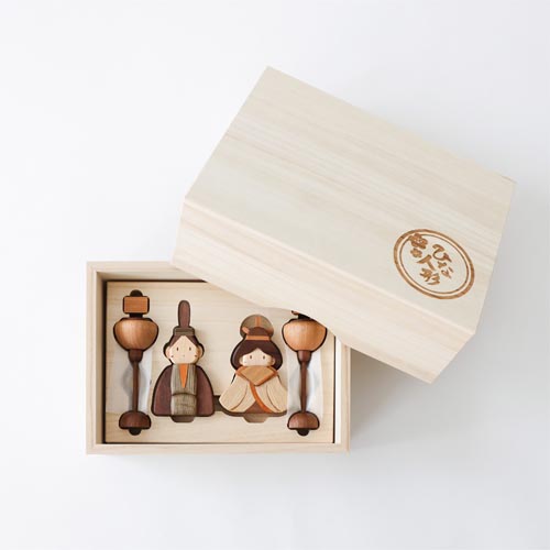 旭川クラフト sasaki ササキ工芸 Mokusei Hinaningyo 木製