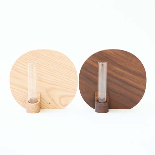 ふるさと納税 旭川市 SASAKIのPaletteVaseR/A│旭川クラフト花器_03248 ふるさと納税 旭川市 SASAKIのPaletteVaseR⁄W│旭川クラフト木製_03247