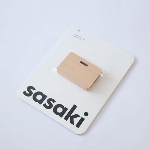旭川クラフト sasaki ササキ工芸 スナップカードケース 国産クラフト