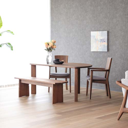 飛騨家具 shirakawa シラカワ ベンチ 板座 国産家具 無垢 ベンチ