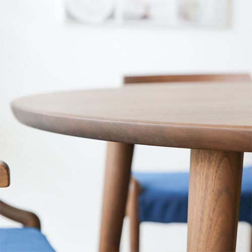 飛騨家具 shirakawa シラカワ Blanco ブランコ 丸ダイニングテーブル