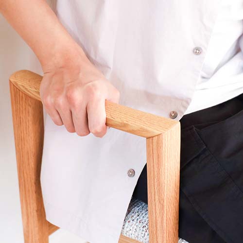 飛騨家具 shirakawa シラカワ Entrance エントランスチェア ストレート