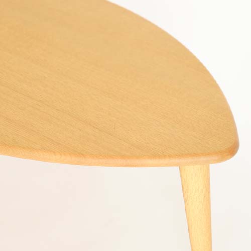 飛騨家具 shirakawa シラカワ リビングテーブル 楕円 国産家具