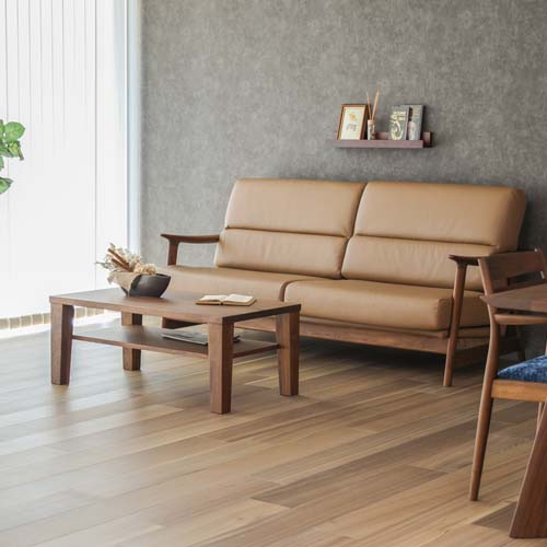 飛騨家具 shirakawa シラカワ リビングテーブル 角テーパー脚