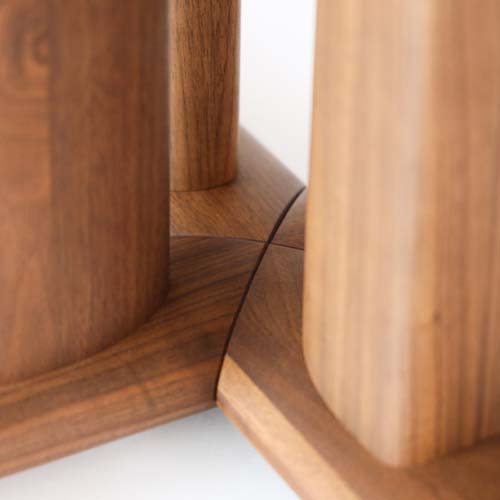 YAMANO-U／山のU／アサオブヘキサ天板／asa of hexa table Hida furniture ibata interior MapleRich Dining table sail