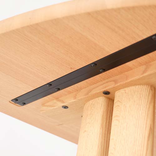 飛騨家具 shirakawa シラカワ ネオテーブル 変形ロケット形 2本脚 国産