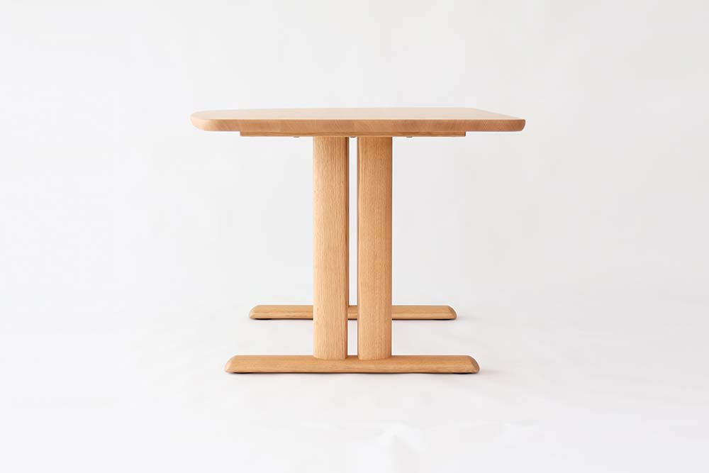 NEO Table,変形ロケット形 2本脚 | 【公式】飛騨の家具『株式会社