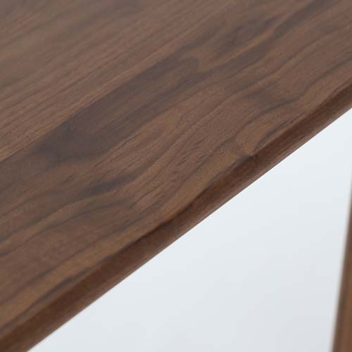 彫刻付き木製半月型テーブル 彫刻付き木製半月型テーブル 飛騨家具 shirakawa シラカワ ネオ