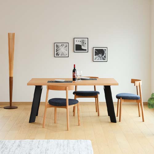 飛騨高山シラカワの楢(ジャパニーズオーク)ダイニングテーブル 飛騨家具 shirakawa シラカワ nippon-collection ニッポンコレクション