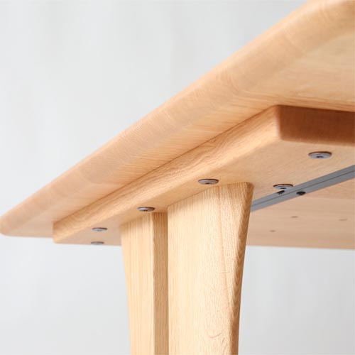飛騨家具 shirakawa シラカワ Rapt ラプト ダイニングテーブル 2本脚