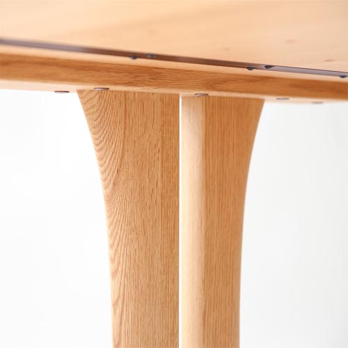 飛騨家具 shirakawa シラカワ Rapt ラプト ダイニングテーブル 2本脚