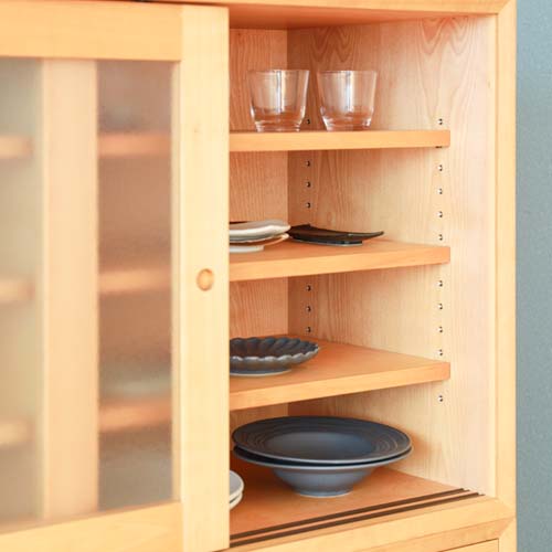 静岡家具　天然木家具　食器棚　ダイニングボード50 フレンズM 高級 静岡家具 天然木家具 食器棚 ダイニングボード50 フレンズM 高級