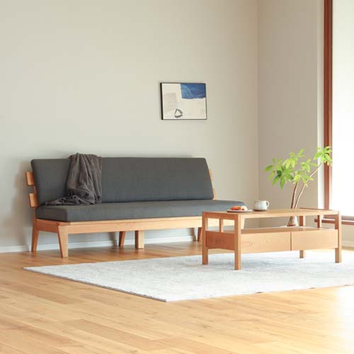 静岡家具 SUGIMOTO 杉本家具 チェリーブロッサム ソファ 国産家具 無垢