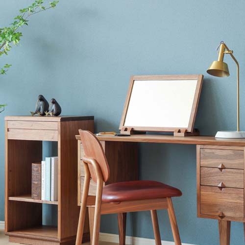 静岡家具 SUGIMOTO 杉本家具 フラッグ 置き鏡 国産家具 無垢 ミラー