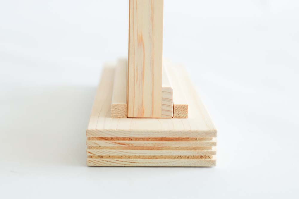 Floating Shinto altar trapezoid