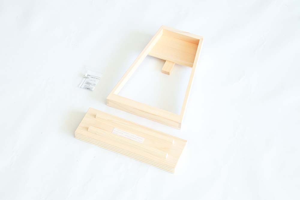 Floating Shinto altar trapezoid