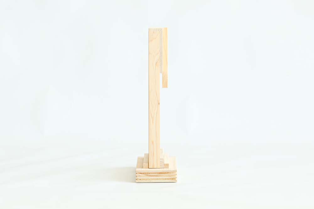 Floating Shinto altar trapezoid