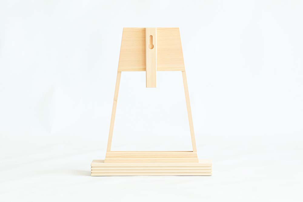 Floating Shinto altar trapezoid