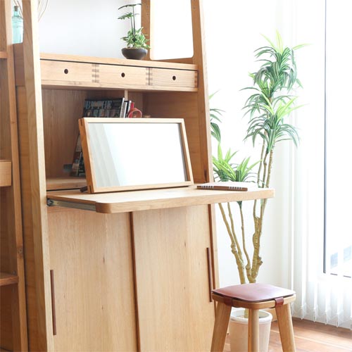 旭川家具 TAISETSU MOKKO 大雪木工 Luonto ルオント フェイスミラー