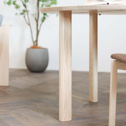 旭川家具 TAISETSU MOKKO 大雪木工 TP ラウンドテーブル 国産家具 無垢