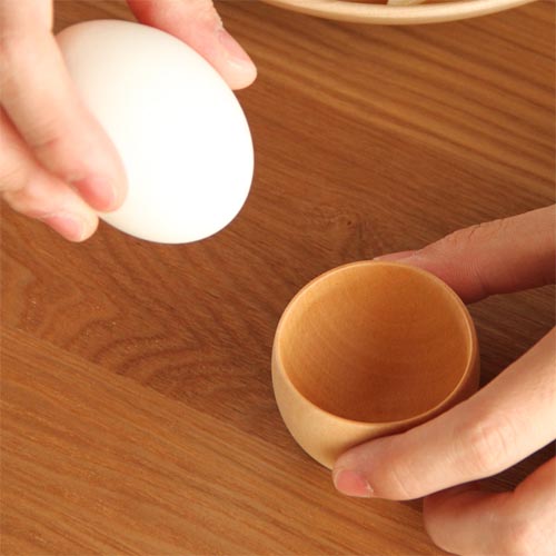 旭川クラフト 高橋工芸 Cara カラ エッグスタンド 国産クラフト 木製