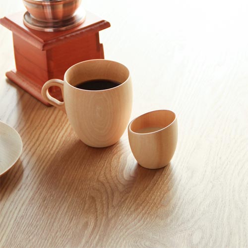 旭川クラフト 高橋工芸 Cara カラ ミルクピッチャー 国産クラフト 木製