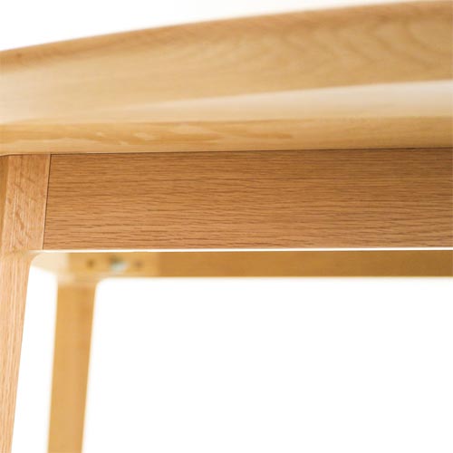旭川家具　オーク材　ラウンドテーブル　ダイニング（φ95cm） 旭川家具 TAKUMI KOHGEI 匠工芸 Tapered テーパード ダイニング