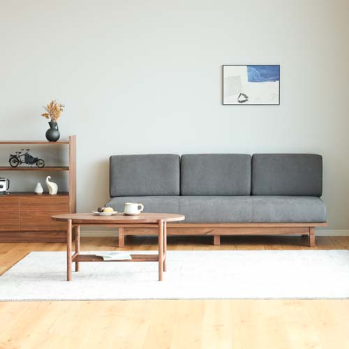 大川家具 Tateno 立野木材工芸 CLANK クランク アームレスソファ 国産