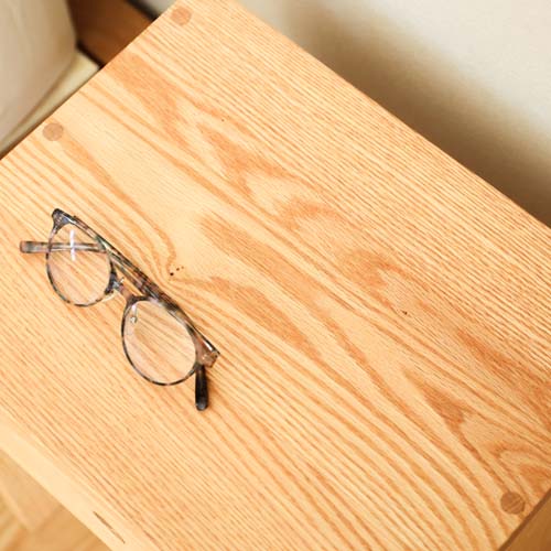 大川家具 Tateno 立野木材工芸 Raffine ラフィネ ナイトテーブル 国産