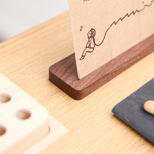 旭川クラフト tek てく カレンダー 国産クラフト 木製 ウォールナット