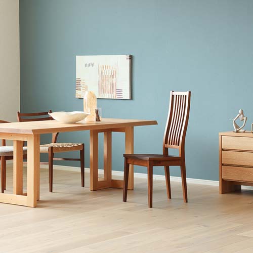 残り僅か直接取引限定【美品】カフェ使用 木製テーブル＆チェア｜ナチュラル｜ 各地の名工房 Tsukamoto 塚本木工所 Simple line シンプルライン DF