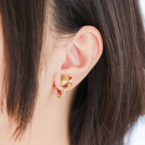 箱根寄木細工 露木木工所 tsuyuki イヤリング 国産クラフト 木製