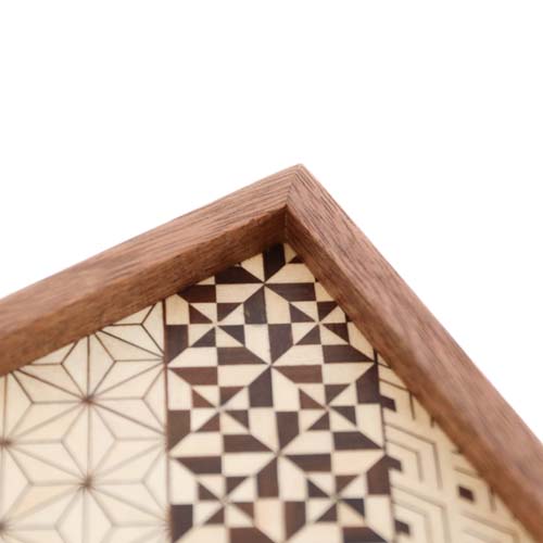 箱根寄木細工 露木木工所 tsuyuki 受け皿 国産クラフト 木製 プレート