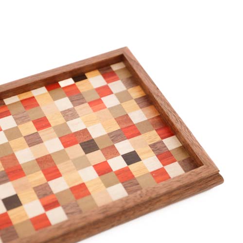 箱根寄木細工 露木木工所 tsuyuki 受け皿 国産クラフト 木製 プレート