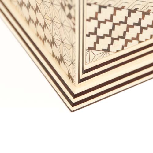 Hakone Yosegi-Zaiku TSUYUKI WOODCRAFT Four tiers drawer