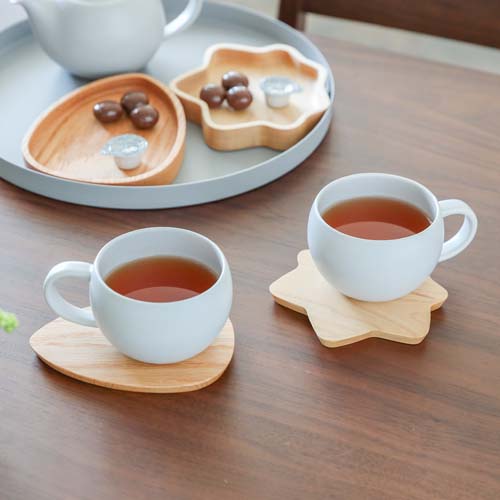 府中家具 若葉家具 Kajitsu 果実 コースター 国産クラフト 木製