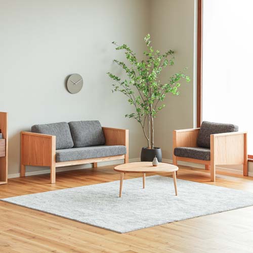 府中家具 若葉家具 MK ハコソファ 国産家具 無垢 ソファ レッドオーク