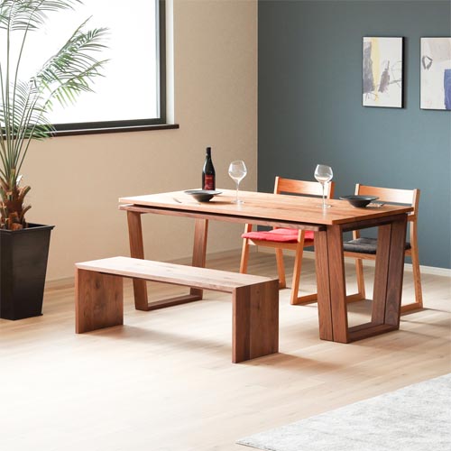 府中家具 若葉家具 MK スライドテーブル 国産家具 無垢 ダイニング